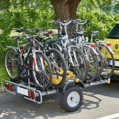 Remorque porte 6 vélos Mottez