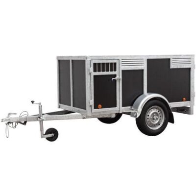 Remorque 4 chiens marron BW Trailers