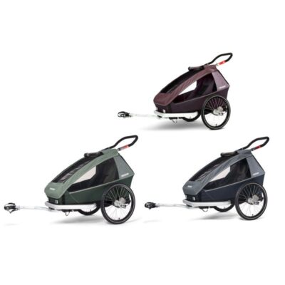 Vélo remorque​ Croozer Kid Vaaya 1 – graphite blue